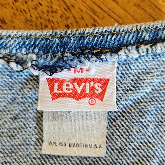 Vintage Denim Orange Tab Levi's Vest - Picture 5 of 6